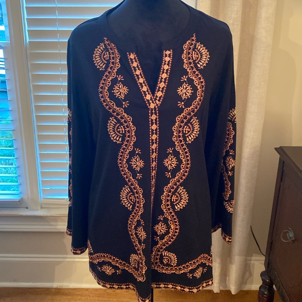 Ladies J.Jill Long Sleeve Tunic- Medium